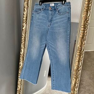 William Rast Highrise Flare Crop Jean 32